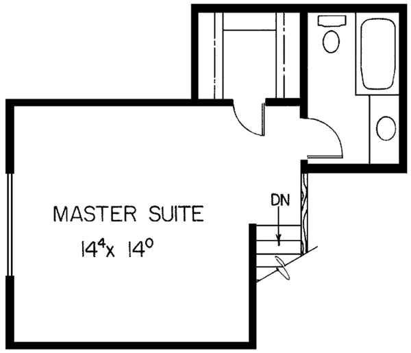 Home Plan - Craftsman Floor Plan - Upper Floor Plan #60-905
