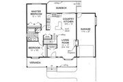 Farmhouse Style House Plan - 2 Beds 1 Baths 984 Sq/Ft Plan #18-1016 