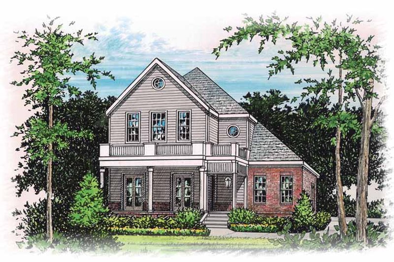 Dream House Plan - Classical Exterior - Front Elevation Plan #15-364