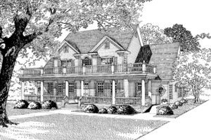 Classical Exterior - Front Elevation Plan #17-2619