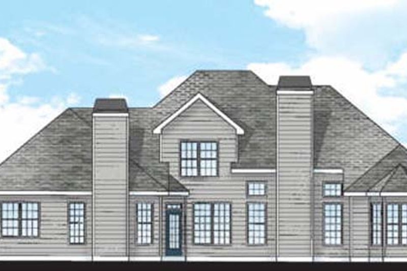House Blueprint - Exterior - Rear Elevation for Country House Plan #927-781 - 3 bed, 2.5 bath