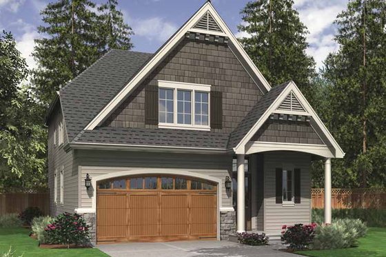 Exterior - Front Elevation 3 for Traditional House Plan #48-856 - 4 bed, 2.5 bath