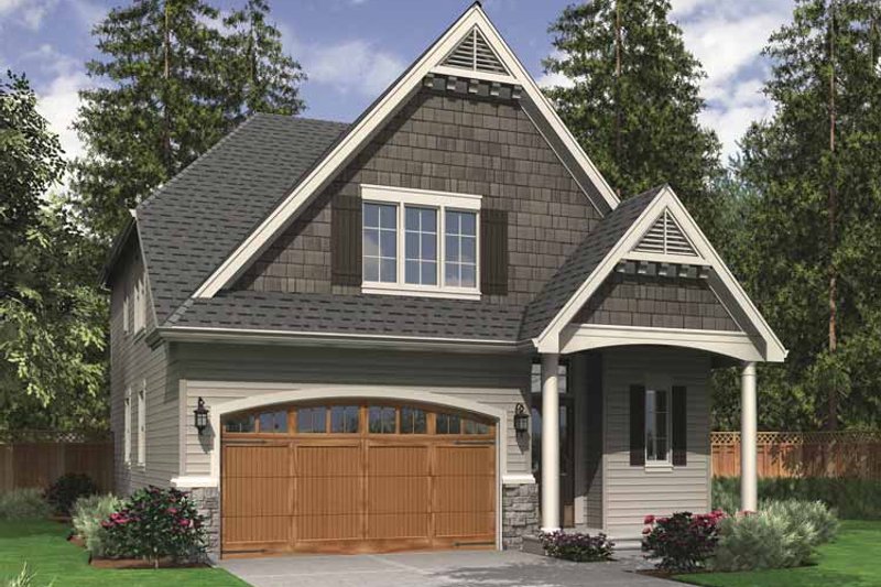 Home Plan - Exterior - Front Elevation 3 for Traditional House Plan #48-856 - 4 bed, 2.5 bath