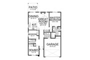 Craftsman Style House Plan - 3 Beds 2 Baths 1465 Sq/Ft Plan #112-230 