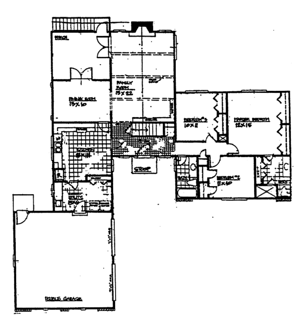 Home Plan - Contemporary Floor Plan - Main Floor Plan #30-332