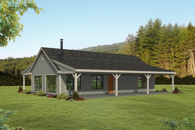 Home Plan - Traditional Exterior - Front Elevation Plan #932-518