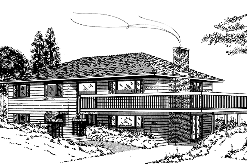Home Plan - Country Exterior - Front Elevation Plan #47-1041