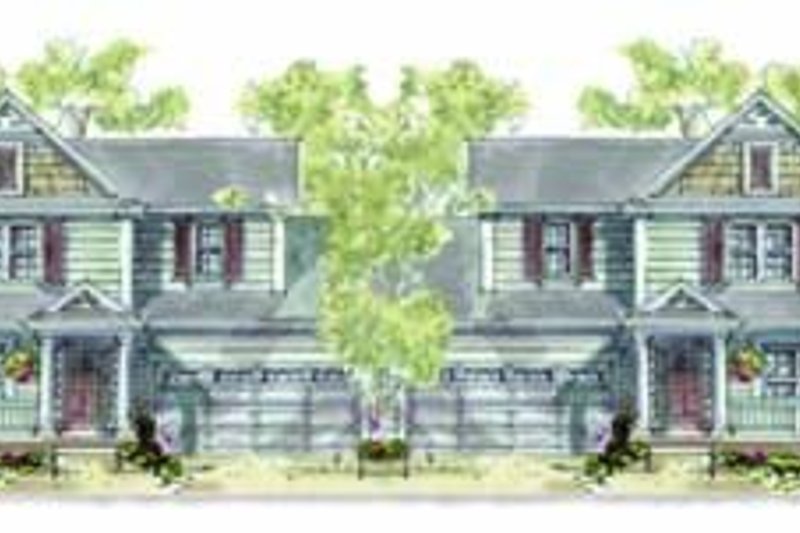 Dream House Plan - Cottage Exterior - Front Elevation Plan #20-1348