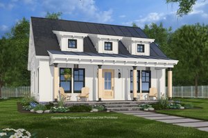 Craftsman Exterior - Front Elevation Plan #51-1439