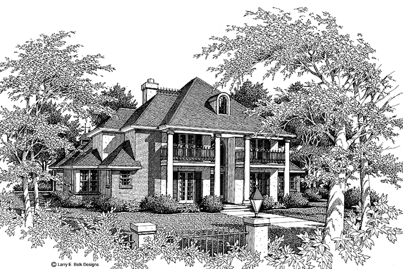 Architectural House Design - Classical Exterior - Front Elevation Plan #952-72