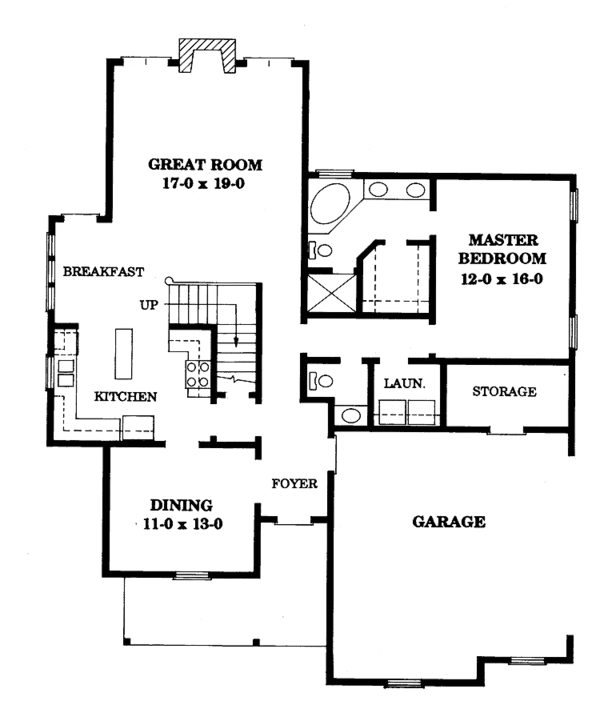 Home Plan - Victorian Floor Plan - Main Floor Plan #1047-19