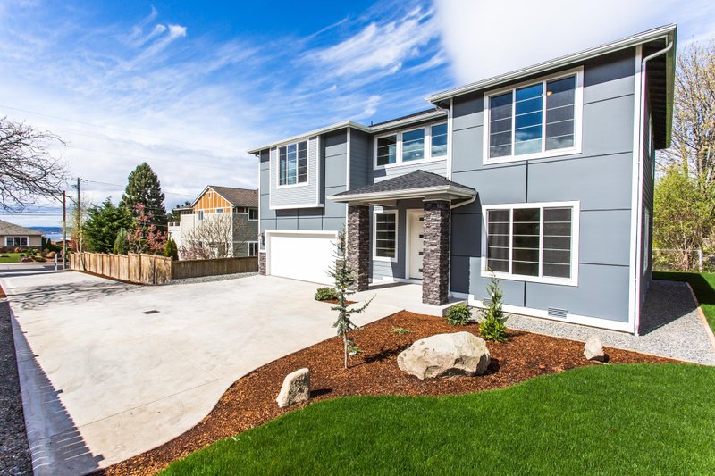 Home Plan - Exterior - Front Elevation 3 for Contemporary House Plan #1066-4 - 3 bed, 2.5 bath