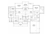 Farmhouse Style House Plan - 4 Beds 4.5 Baths 3680 Sq/Ft Plan #1096-27 Floor 