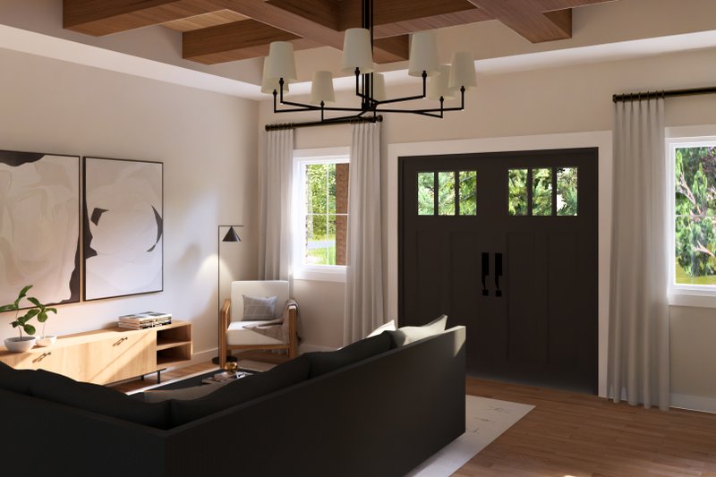 Home Plan - Interior - Family Room for Barndominium House Plan #1064-334 - 3 bed, 2 bath