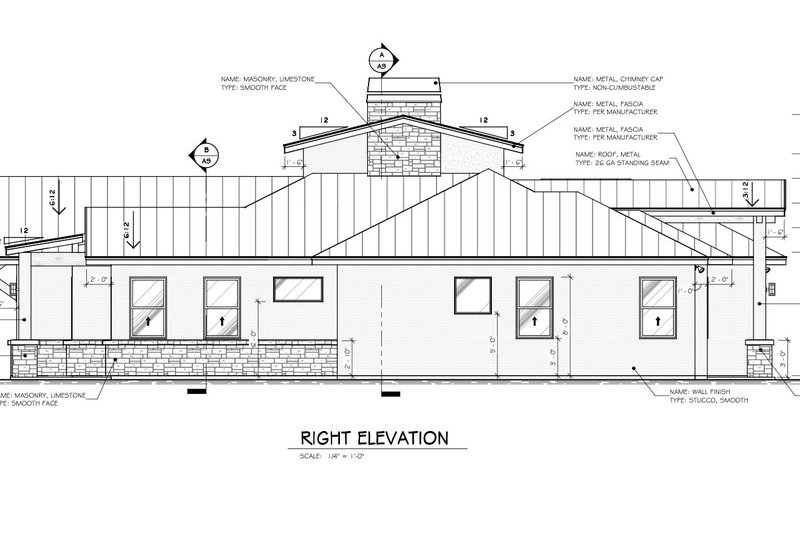 Home Plan - Exterior - Other Elevation 1 for Modern House Plan #1110-25 - 4 bed, 3.5 bath