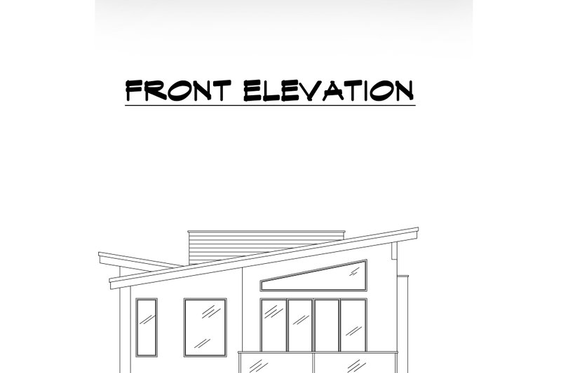 Dream House Plan - Exterior - Other Elevation 4 for Modern House Plan #1066-106 - 3 bed, 3.5 bath
