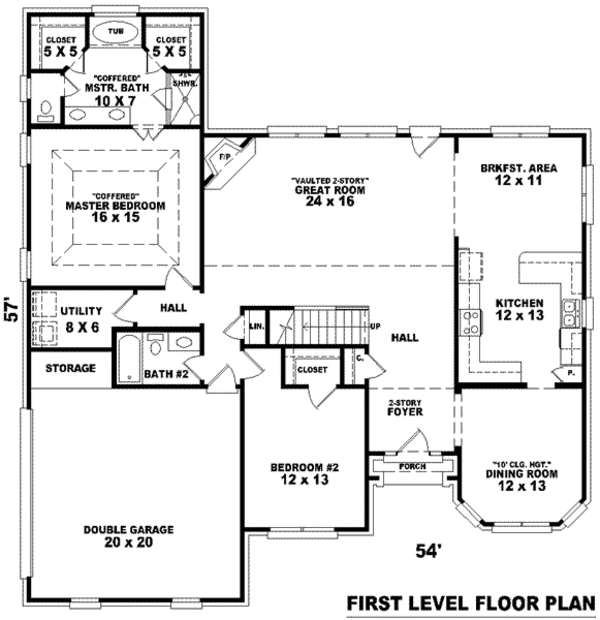 Traditional Floor Plan - Main Floor Plan #81-970