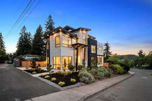 Exterior - Front Elevation 3 for Contemporary House Plan #1066-261 - 5 bed, 5.5 bath