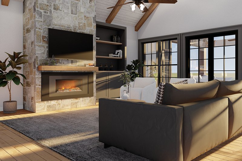 House Plan Design - Interior - Other for Barndominium House Plan #923-315 - 4 bed, 2.5 bath