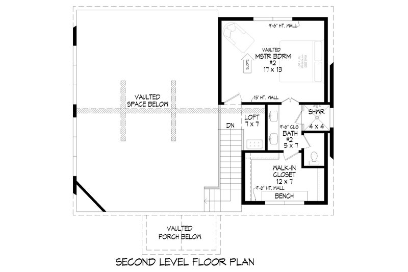 House Design - Floor Plan - Upper Floor for Country House Plan #932-568 - 3 bed, 3.5 bath