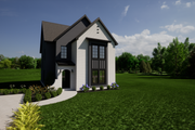 Contemporary Style House Plan - 3 Beds 2.5 Baths 1943 Sq/Ft Plan #1116-5 Exterior 