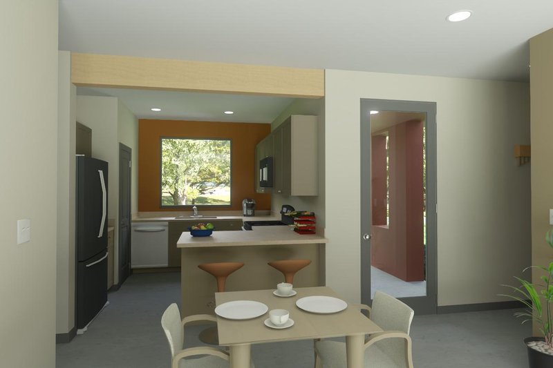 House Design - Interior - Kitchen for Contemporary House Plan #1126-9 - 2 bed, 2 bath