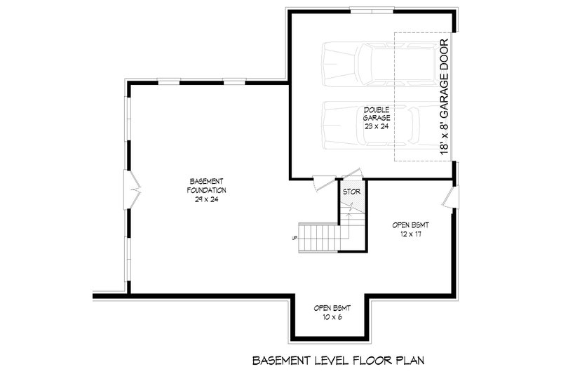 Dream House Plan - Floor Plan - Lower Floor for Traditional House Plan #932-477 - 2 bed, 2 bath