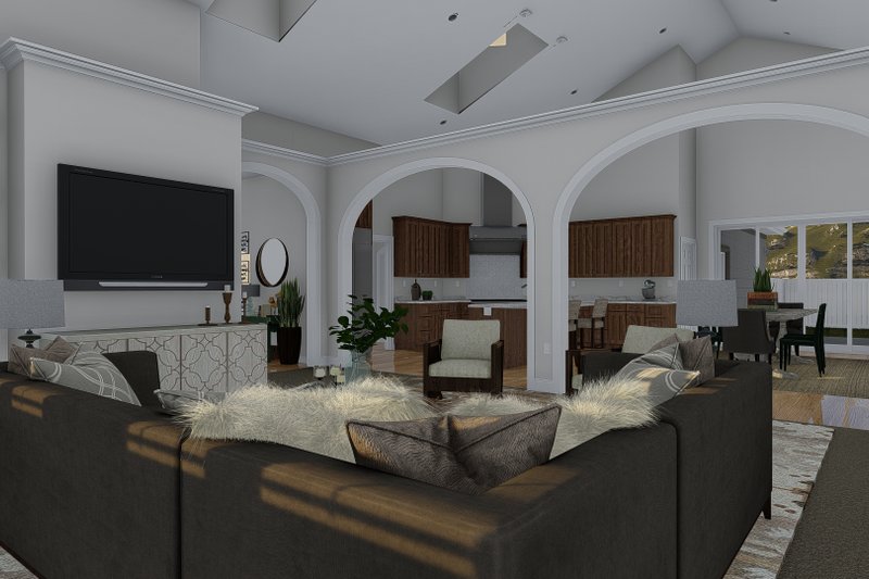 House Plan Design - Interior - Family Room 3 for Craftsman House Plan #1060-70 - 5 bed, 2.5 bath