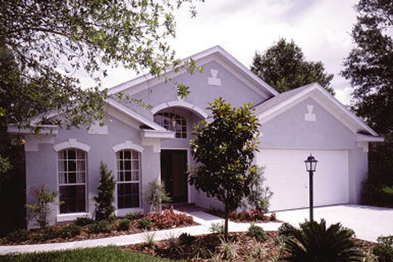 Exterior - Front Elevation for European House Plan #417-172 - 4 bed, 2 bath