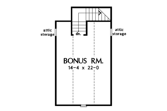Floor Plan - Other Floor for Country House Plan #929-83 - 4 bed, 2 bath