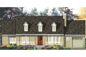 Farmhouse Exterior - Front Elevation Plan #3-109