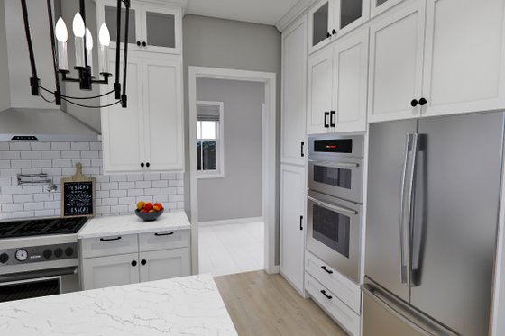 Interior - Kitchen 4 for Farmhouse House Plan #51-1275 - 4 bed, 3.5 bath