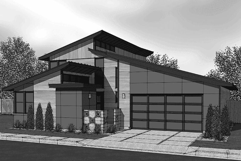 Architectural House Design - Exterior - Front Elevation Plan #569-19