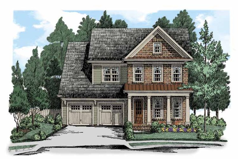 Architectural House Design - Colonial Exterior - Front Elevation Plan #927-508