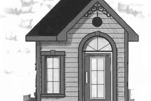 Cottage Exterior - Front Elevation Plan #23-470