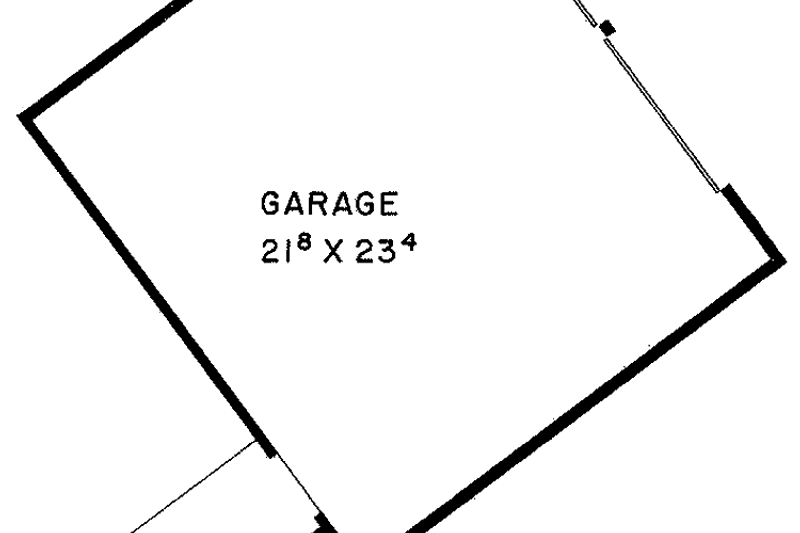 Home Plan - Exterior - Other Elevation for Contemporary House Plan #60-870 - 3 bed, 2 bath