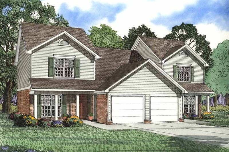 Dream House Plan - Country Exterior - Front Elevation Plan #17-2756