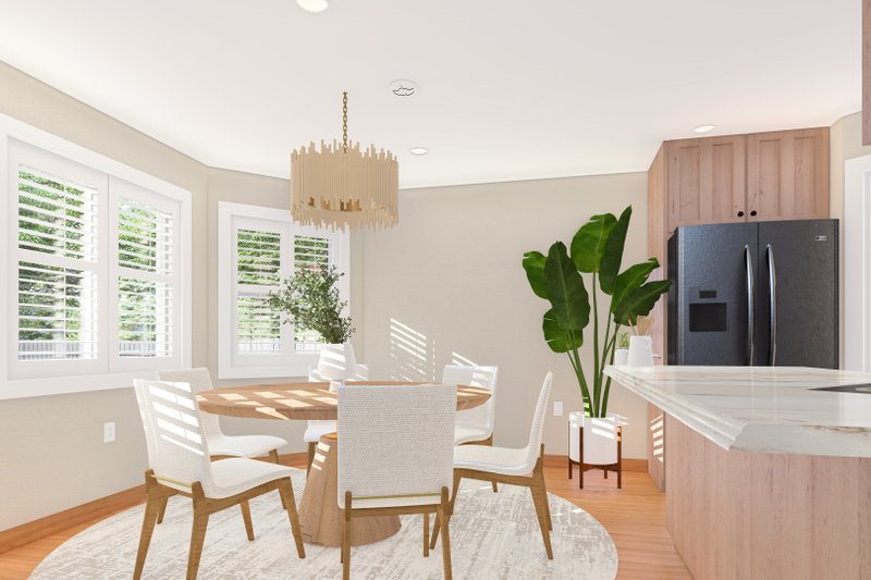 House Design - Interior - Dining Room for Ranch House Plan #1060-290 - 3 bed, 2 bath