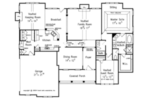 Floor Plan - Main Floor for Country House Plan #927-283 - 5 bed, 4 bath