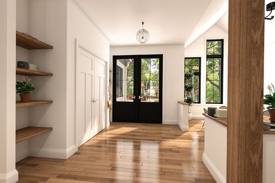 Interior - Entry 1 for Farmhouse House Plan #23-2723 - 3 bed, 2 bath