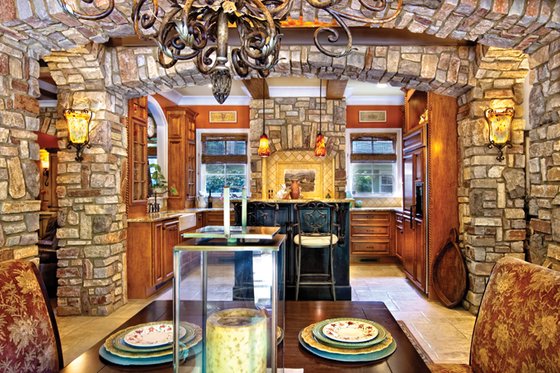 Interior - Kitchen 4 for Mediterranean House Plan #930-70 - 3 bed, 2.5 bath