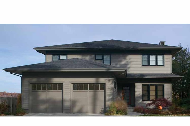 Home Plan - Exterior - Front Elevation 3 for Prairie House Plan #928-226 - 3 bed, 2.5 bath