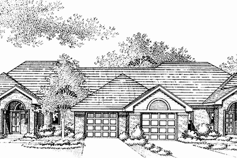 Dream House Plan - Ranch Exterior - Front Elevation Plan #310-1143