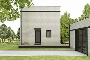 Modern Exterior - Front Elevation Plan #914-3