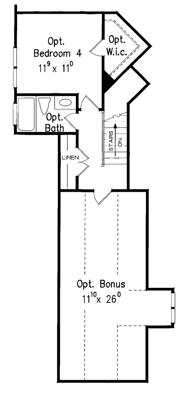 Home Plan - Country Floor Plan - Upper Floor Plan #927-879