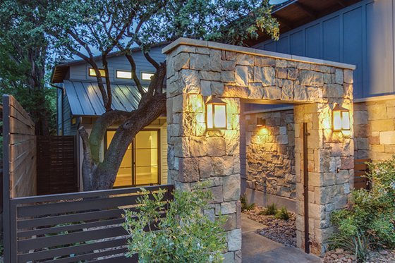 Exterior - Front Elevation 3 for Contemporary House Plan #935-7 - 4 bed, 3 bath