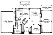 Mediterranean Style House Plan - 6 Beds 3.5 Baths 4765 Sq/Ft Plan #124-292 