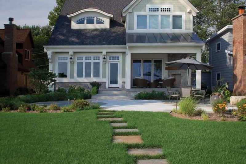Home Plan - Exterior - Rear Elevation for Country House Plan #928-216 - 3 bed, 3 bath
