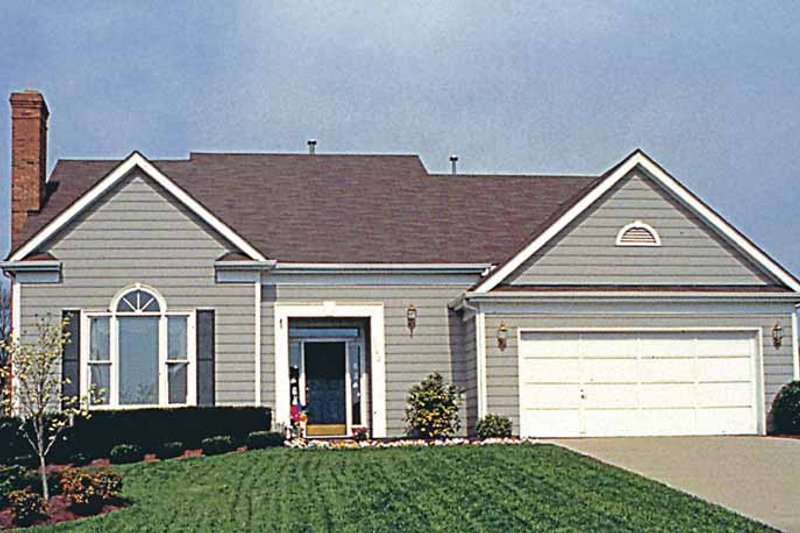 House Blueprint - Country Exterior - Front Elevation Plan #453-486