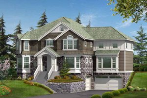 Craftsman Exterior - Front Elevation Plan #132-452